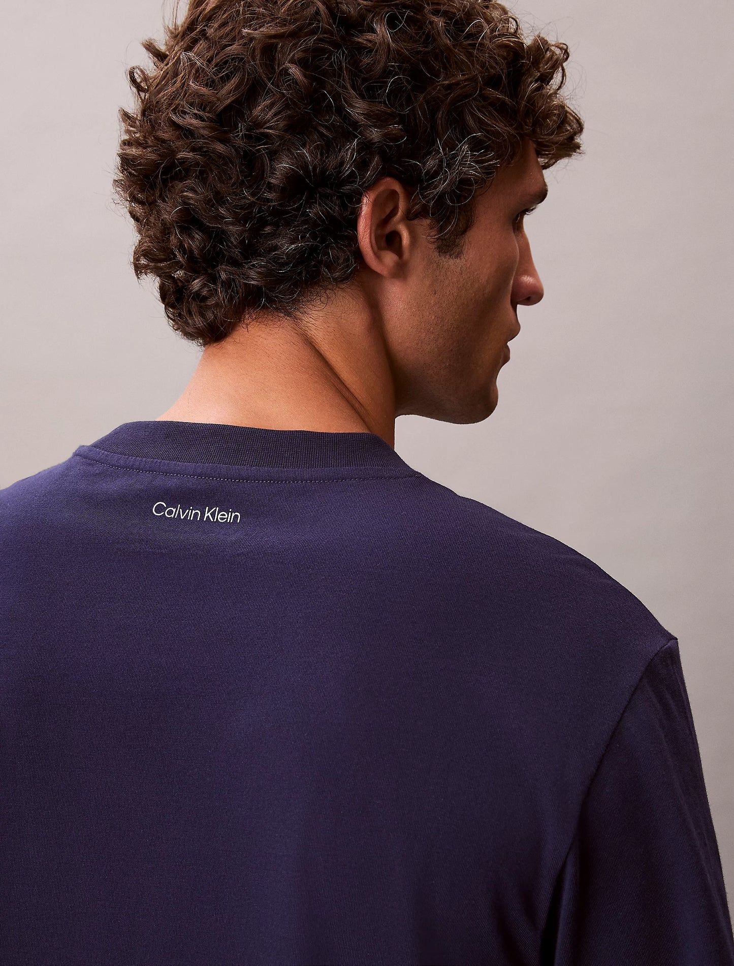 T-shirt Azul Calvin Klein SS26