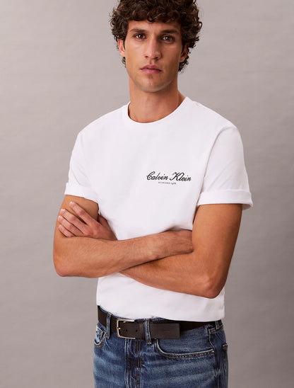 T-shirt Branco Calvin Klein SS26 Calvin Klein