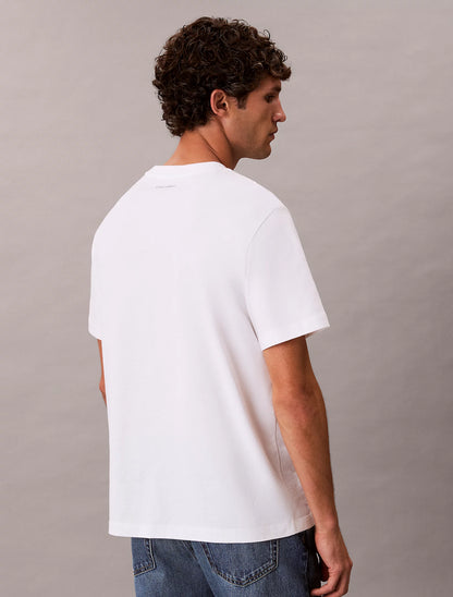 T-shirt Branco Calvin Klein SS26 Calvin Klein