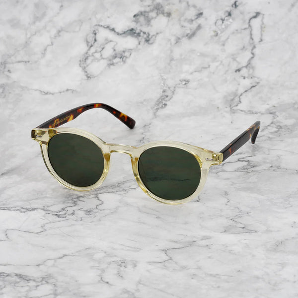 Oculos de Sol James Yellow & Tortoise - Green SS26