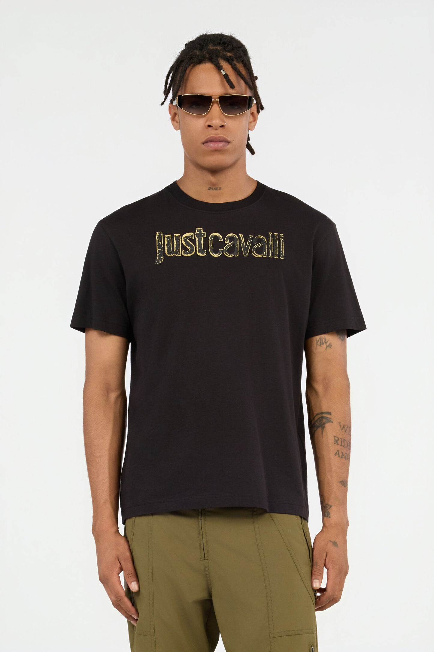 T-shirt Preta Just Cavalli SS26