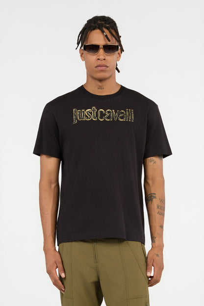 T-shirt Preta Just Cavalli SS26 Just Cavalli