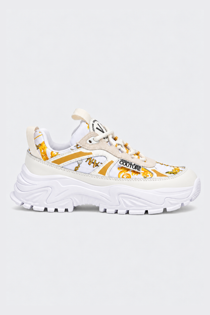 Sapatilhas Versace Jeans Couture Brancas e Douradas Versace Jeans Couture W