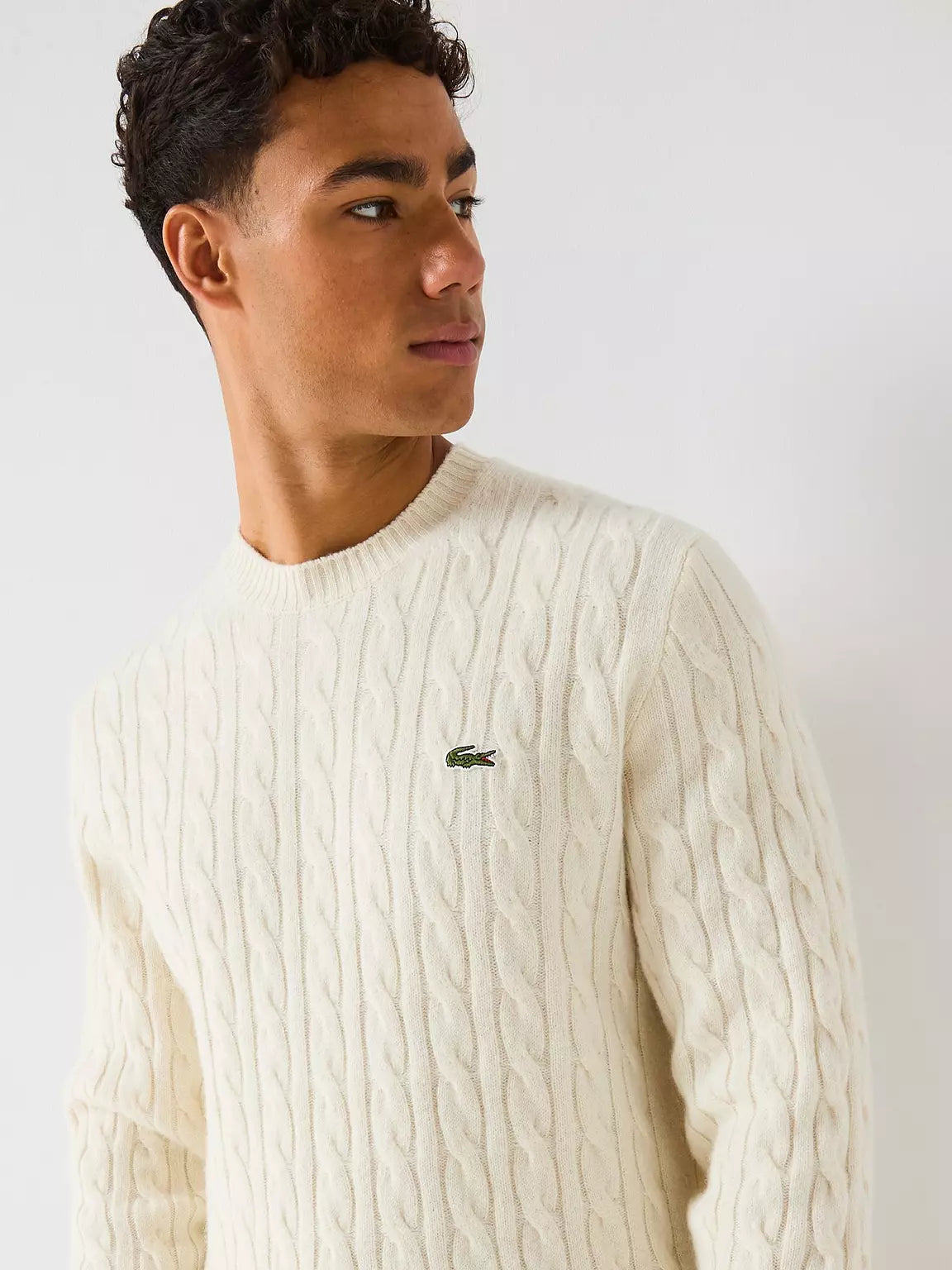 Camisola Malha Bege Lacoste FW-25 Lacoste