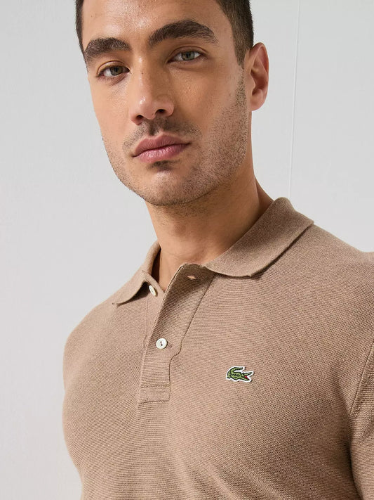 Polo Malha Castanho
