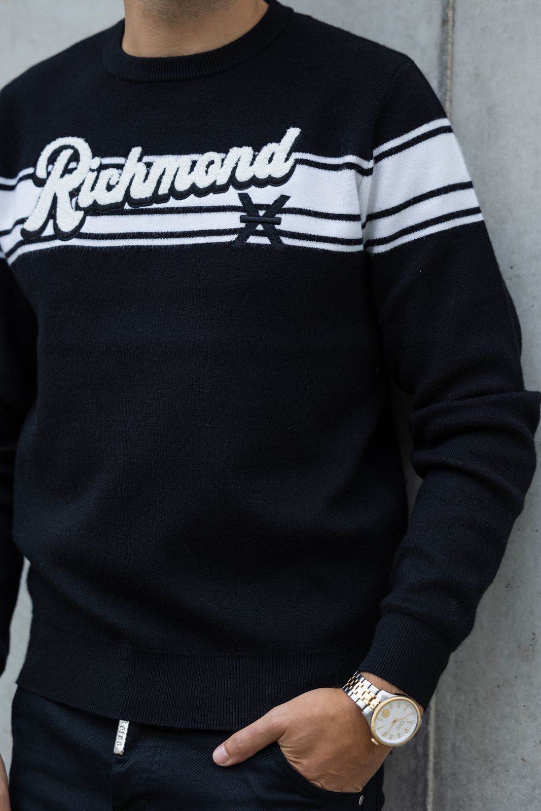 JOHN RICHMOND T-SHIRT WITH LOGO ON THE FRONT FW23