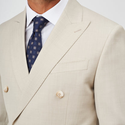 Fato Trespasse Textura Bege Claro Slim Fit ZOLF SS26 Zolf