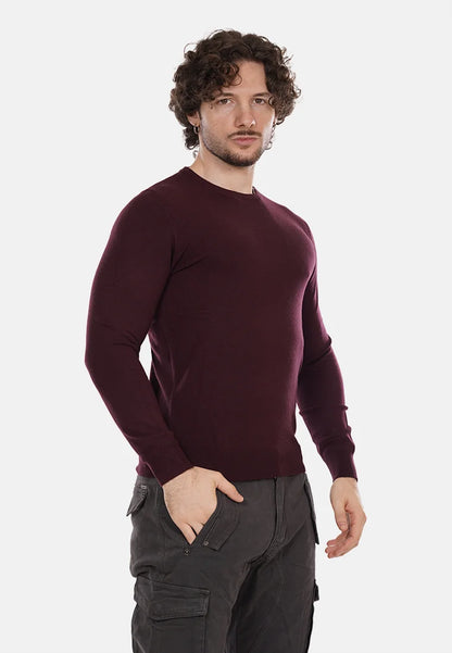 Camisola de Malha Bordô Gianni Lupo FW25 Gianni Lupo