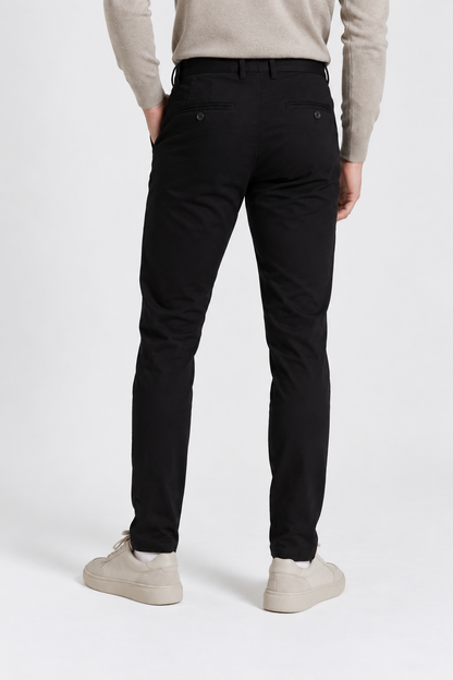 Calças Chino Gianni Lupo Pretas Gianni Lupo
