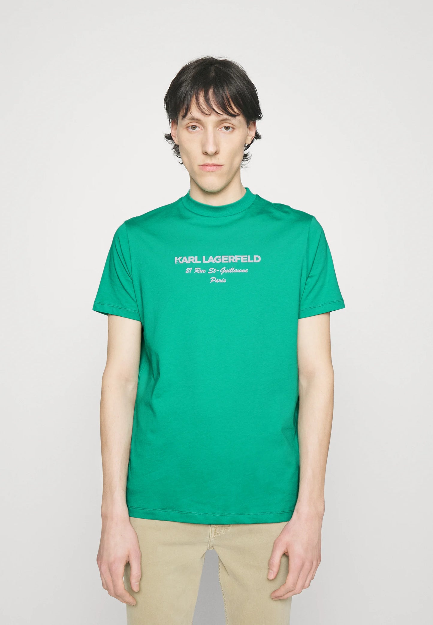 Karl Lagerfeld Green Printed T-shirt