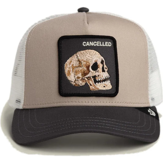 Chapéu Cancelled Bege e Preto