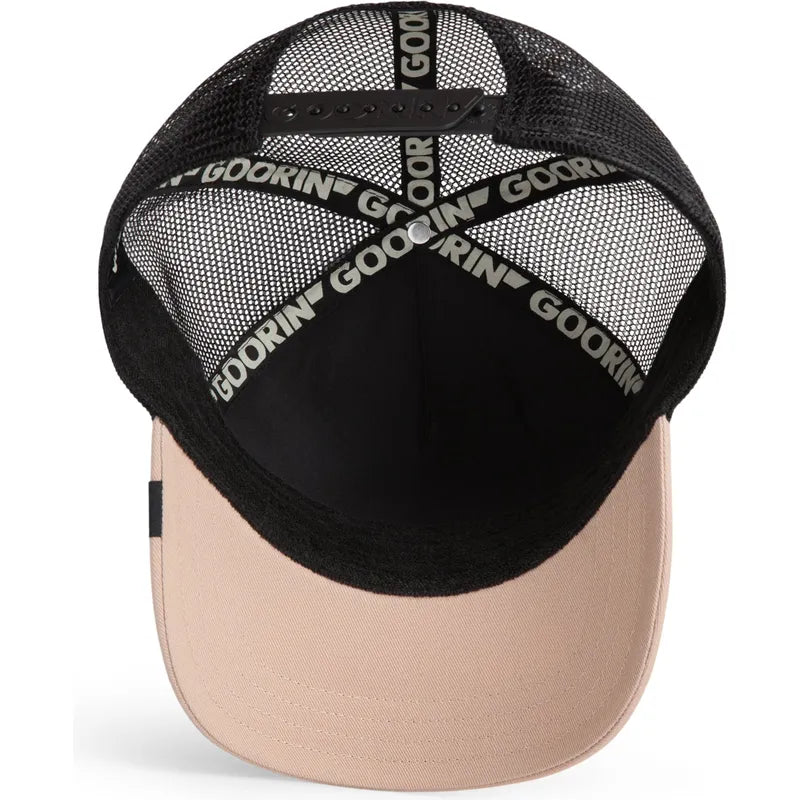 Chapéu Bad Boy Preto e Bege GoorinBros