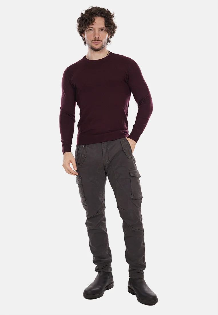 Camisola de Malha Bordô Gianni Lupo FW25