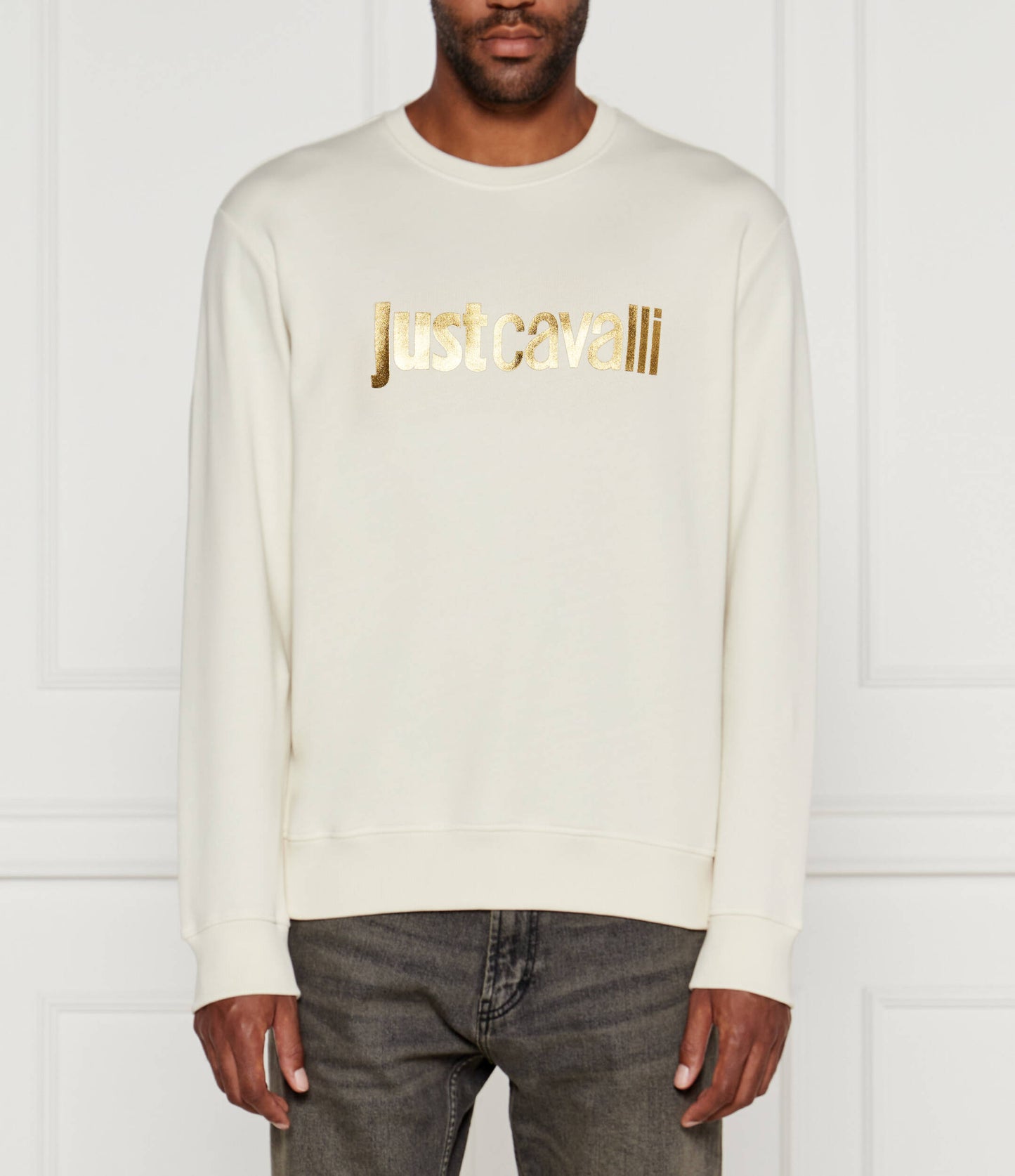 Sweatshirt Just Cavalli Bege FW24