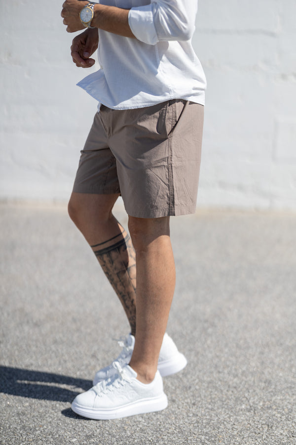 Calções Castanhos Calvin Klein SS25