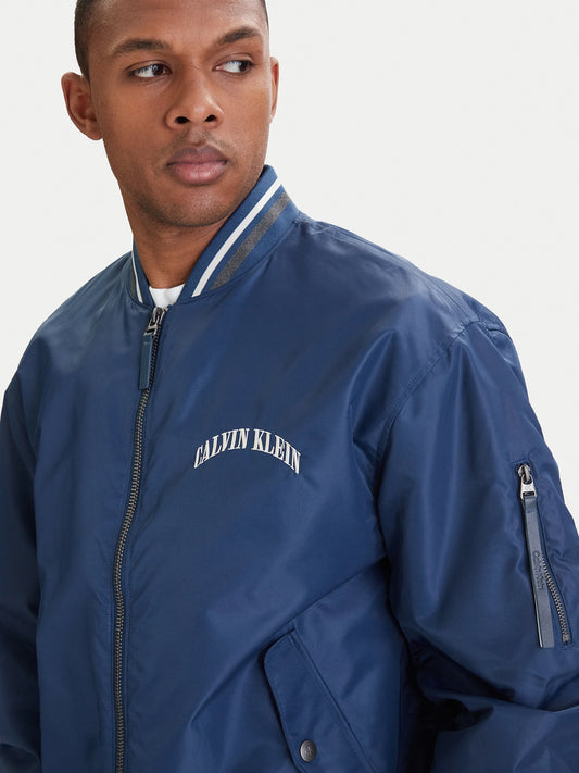 Casaco Bomber Azul Calvin Klein SS26