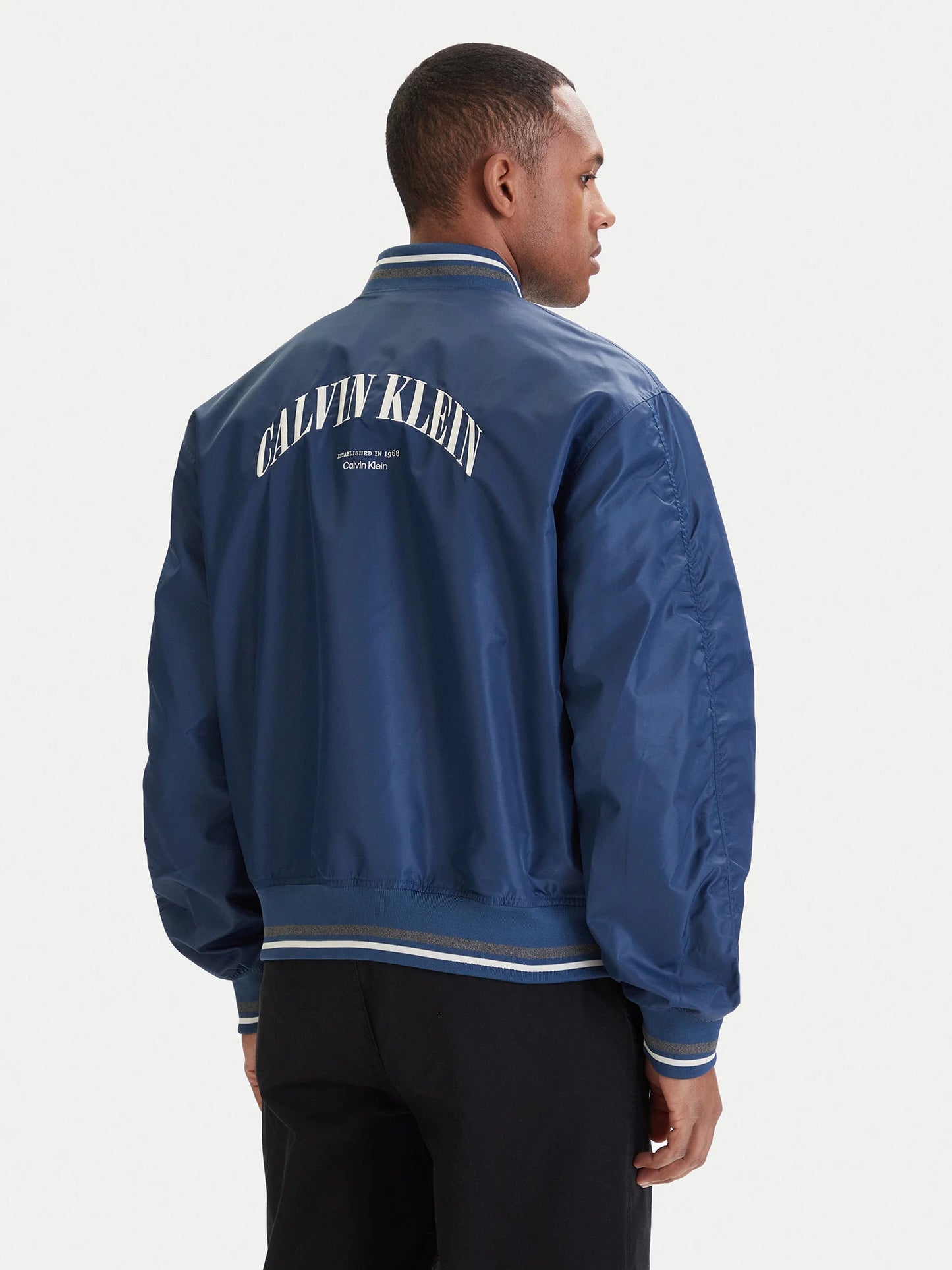 Casaco Bomber Azul Calvin Klein SS26