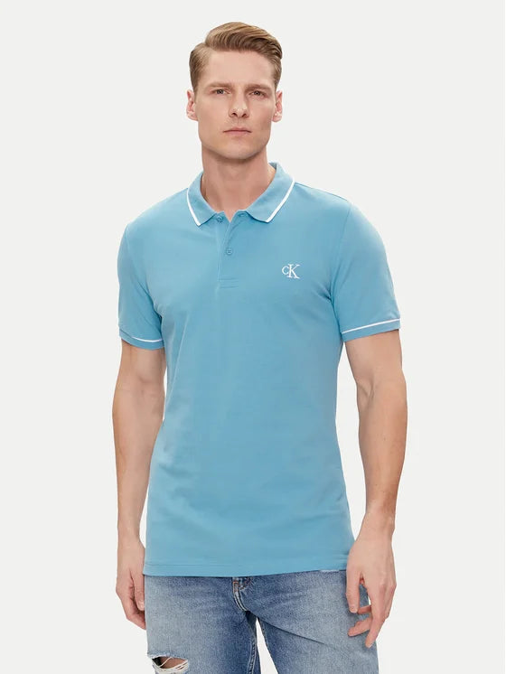 Polo Calvin Klein Azul J30J315603 SS24