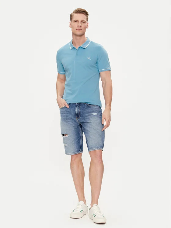 Polo Calvin Klein Azul J30J315603 SS24