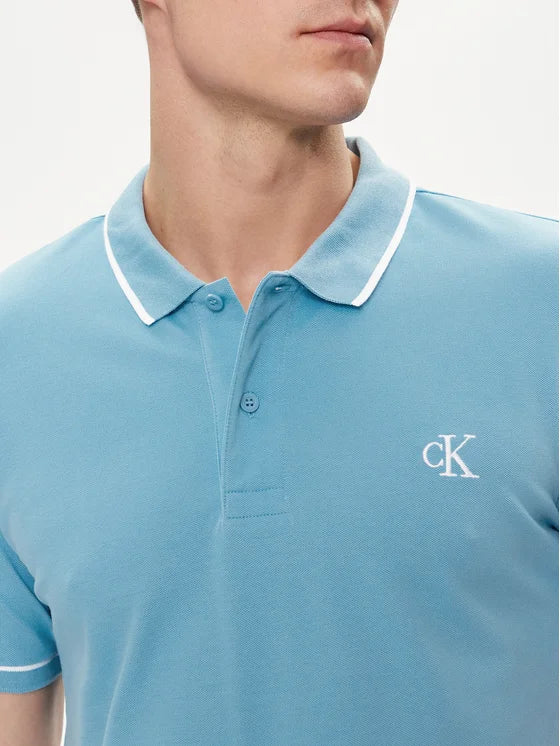 Polo Calvin Klein Azul J30J315603 SS24