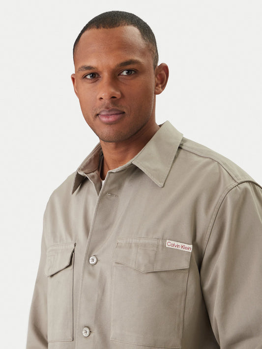 Sobrecamisa Bege Caqui