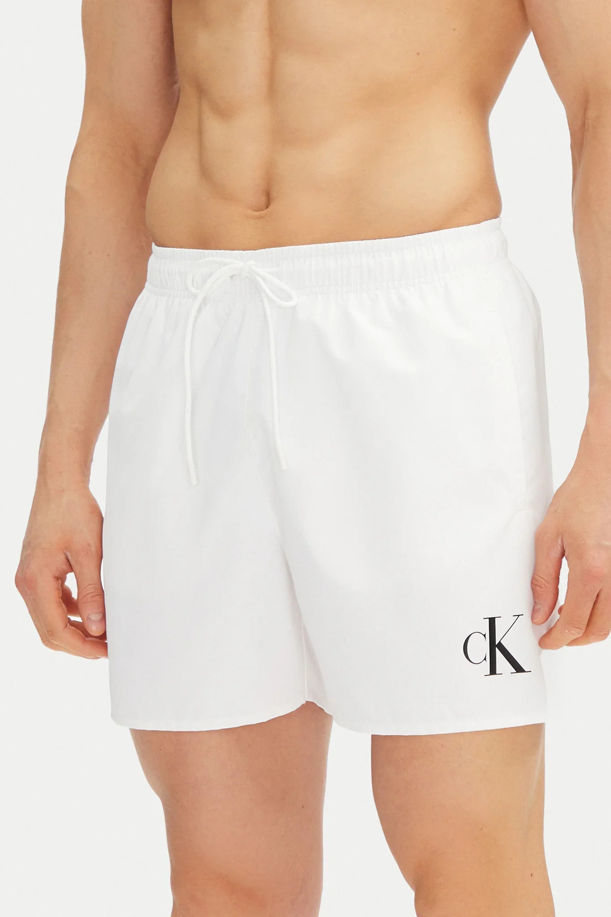 Calções de Banho Branco Calvin Klein SS25 Calvin Klein