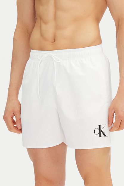 Calções de Banho Branco Calvin Klein SS25 Calvin Klein