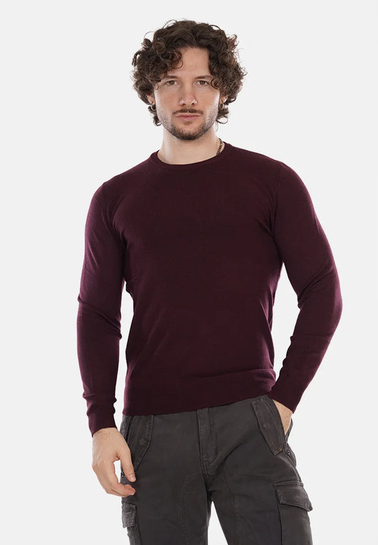 Camisola de Malha Bordô Gianni Lupo FW25