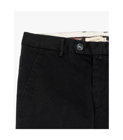 Calças Chino Preta Gianni Lupo FW25 Gianni Lupo