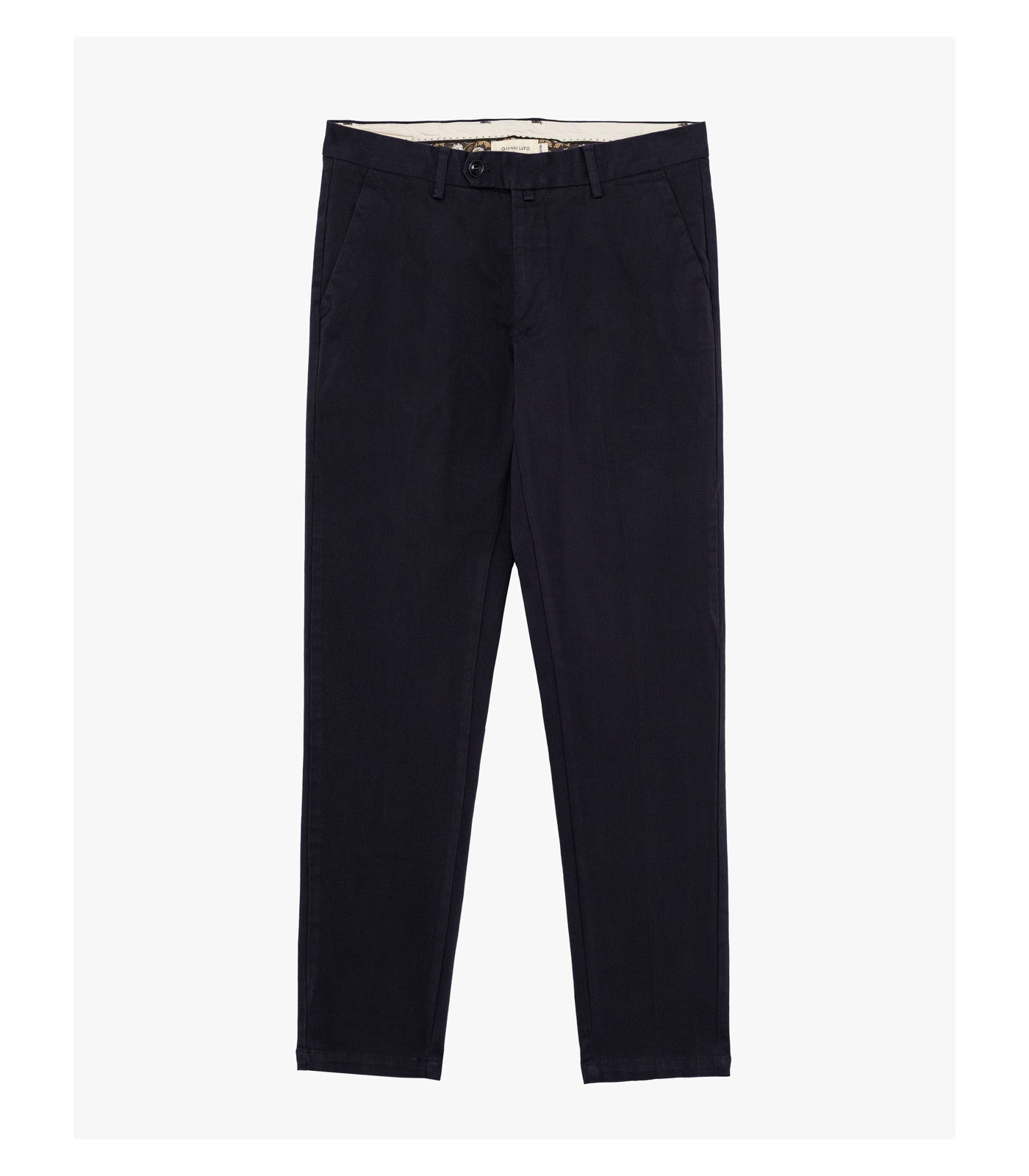 Calças Chino Azul Marinho Gianni Lupo FW25