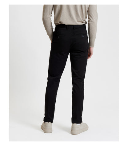 Calças Chino Preta Gianni Lupo FW25 Gianni Lupo