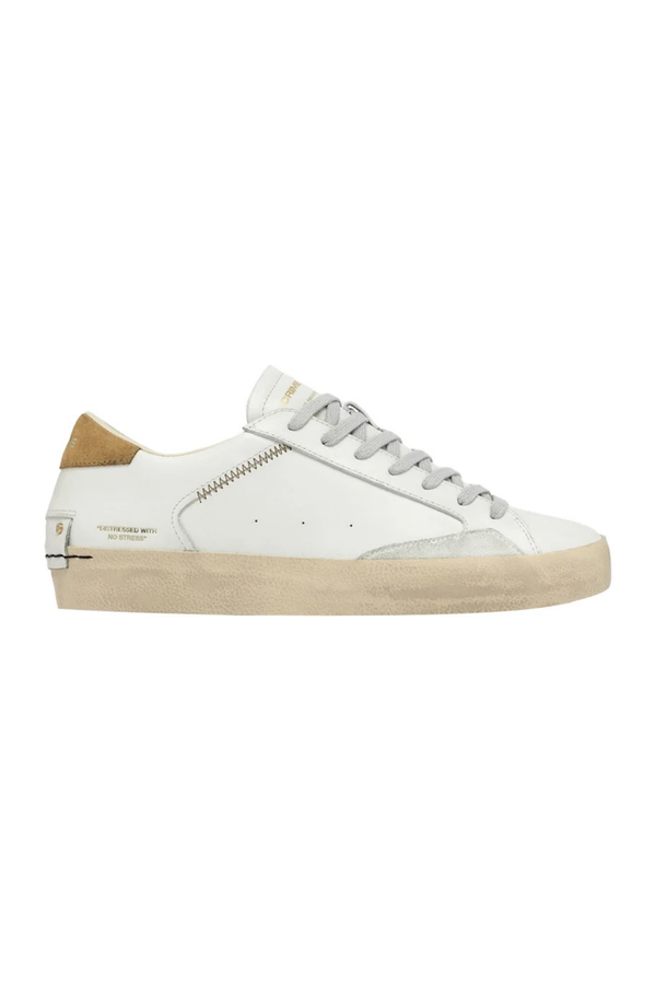 Sapatilhas Crime London Brancas - Distressed