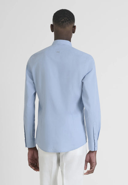 Camisa Linho Azul Claro Antony Morato