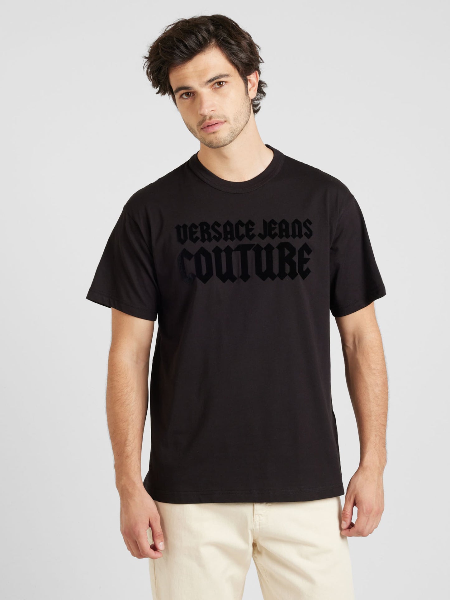 T-shirt Versace Jeans Couture Preto 77GAGC01 FW24