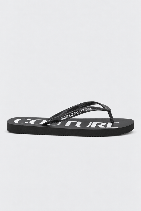 Chinelos Versace Jeans Couture Pretos