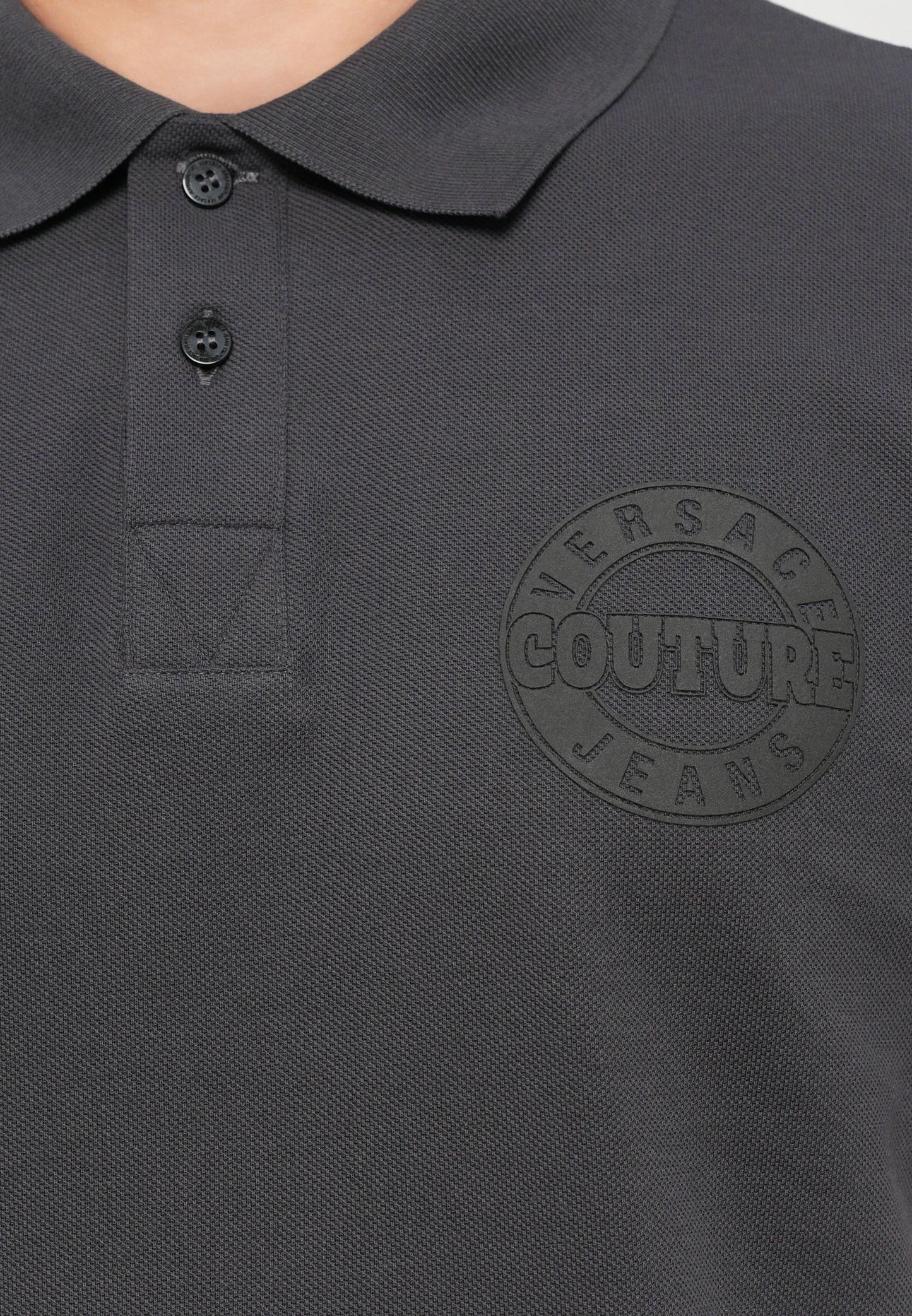 Polo Cinza Versace Jeans Couture FW25