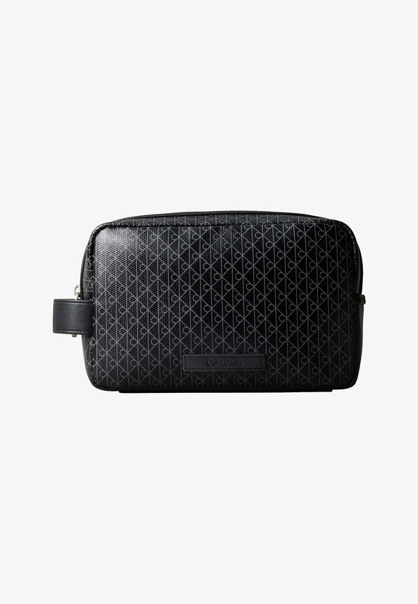Necessaire Estampada Calvin Klein Preta
