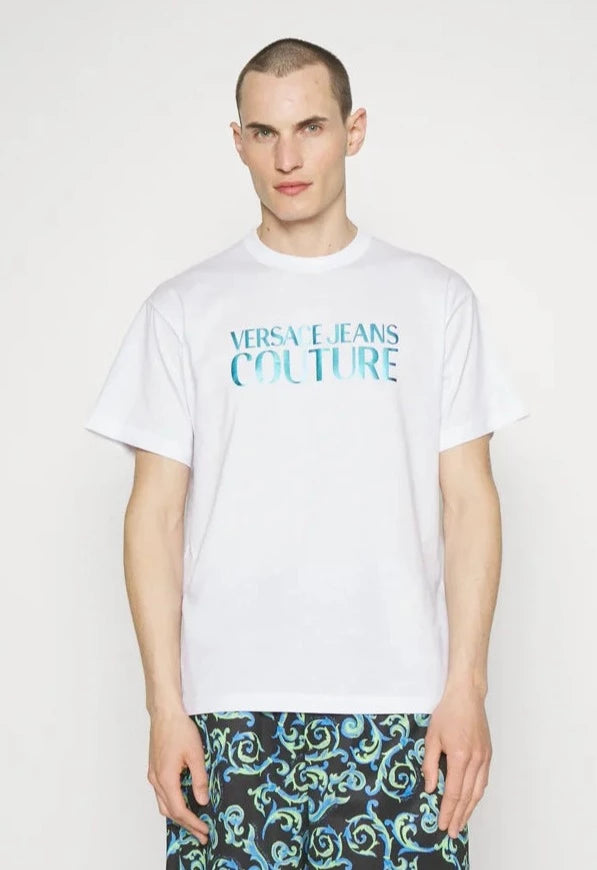 Versace Jeans Couture IRIDESCENT LOGO - Camiseta con estampado OI23