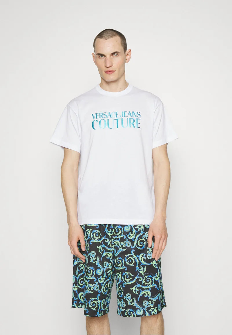 Versace Jeans Couture IRIDESCENT LOGO - Camiseta con estampado OI23