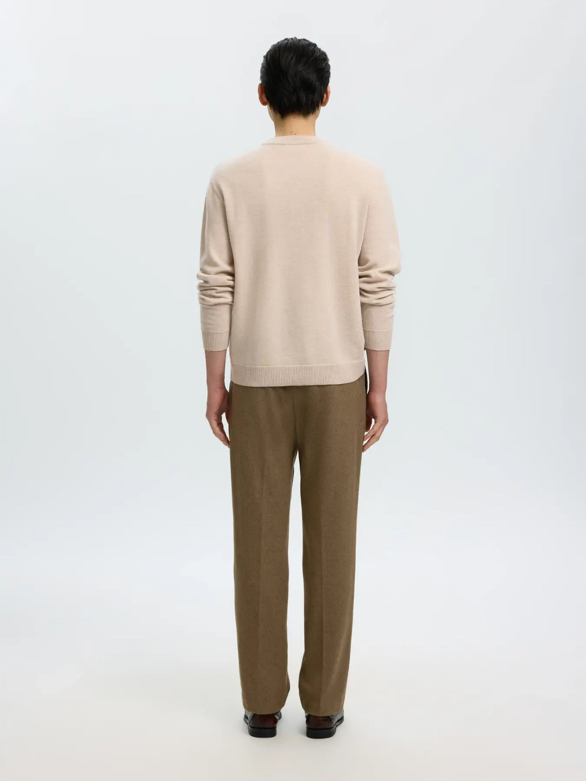 Camisola de Malha Selected Bege Selected