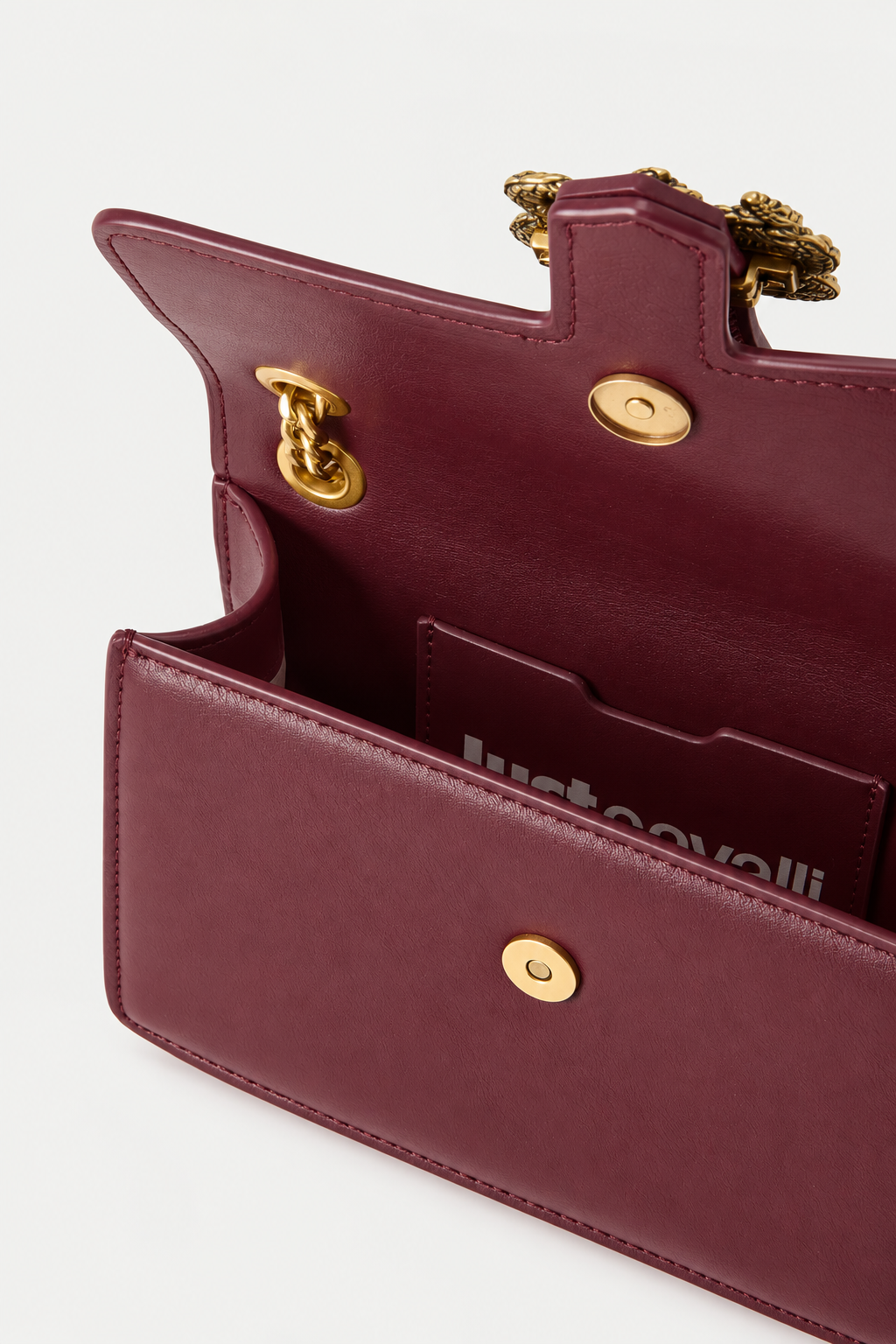 Mala de Ombro Corrente Just Cavalli Serpentes Bordõ Just Cavalli W