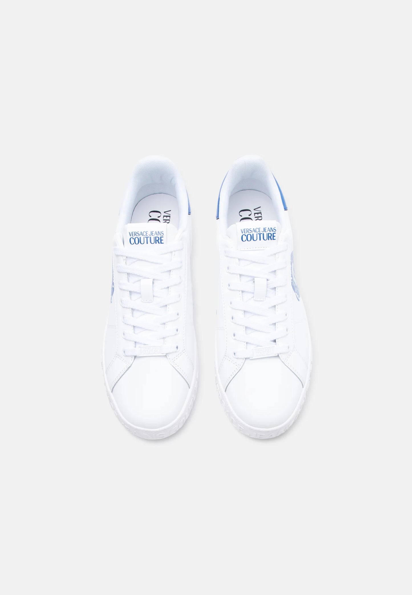 Sapatilhas Brancas e Azuis Versace Jeans Couture SS26