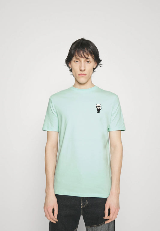 Camiseta Karl Lagerfeld IKONIK 2.0 Verde Agua