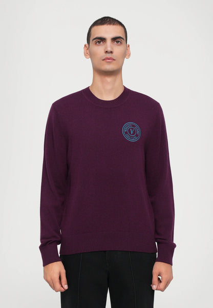 Camisola de Malha Bordeaux Versace Jeans Couture Versace Jeans Couture