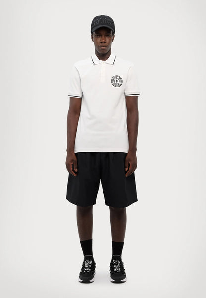 Polo Branco Versace Jeans Couture SS26 Versace Jeans Couture