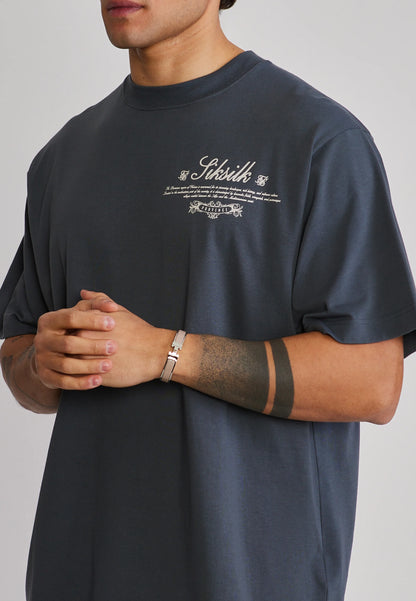 T-shirt Cinza Estampada SikSilk