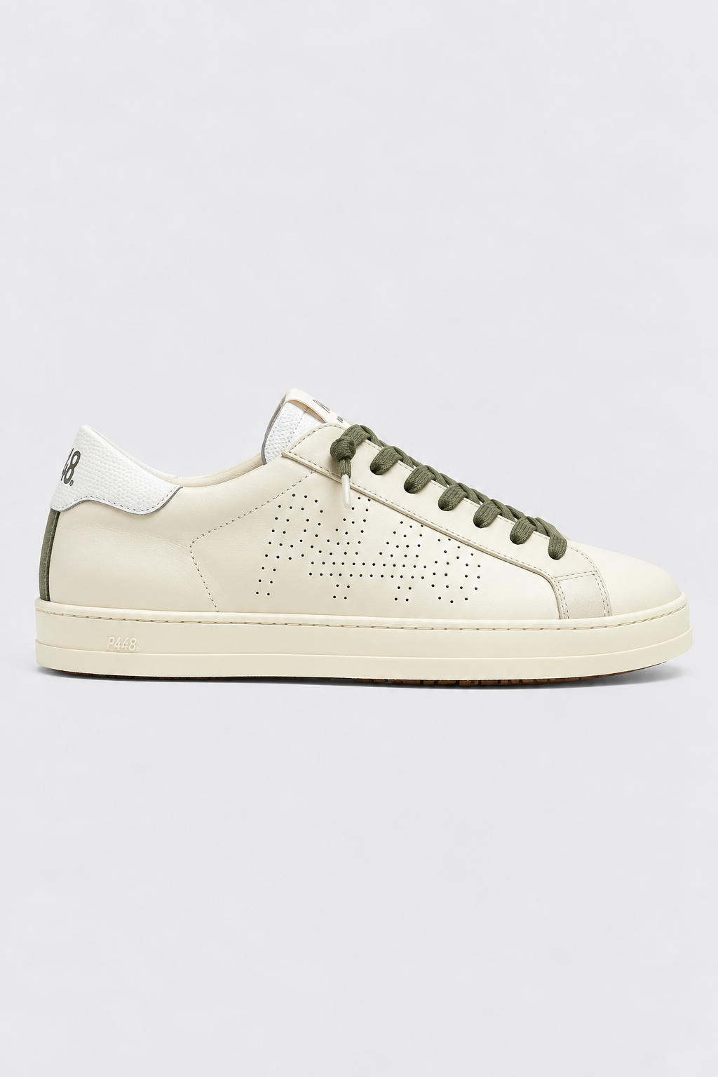 Sapatilhas P448 Bege e Brancas - John Cream Army P448