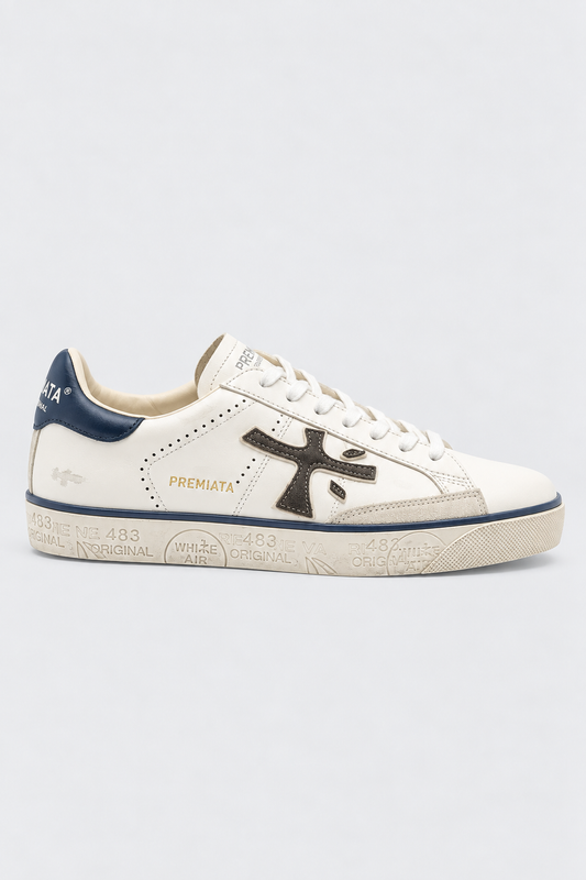 Sapatilhas Premiata Brancas - Steven 7503 Premiata