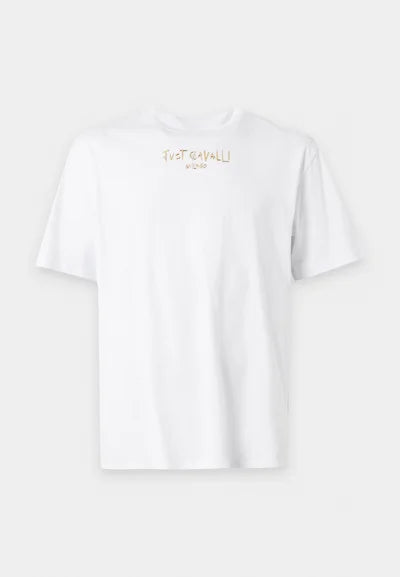 T-shirt Com Logotipo Just Cavalli Branca Just Cavalli