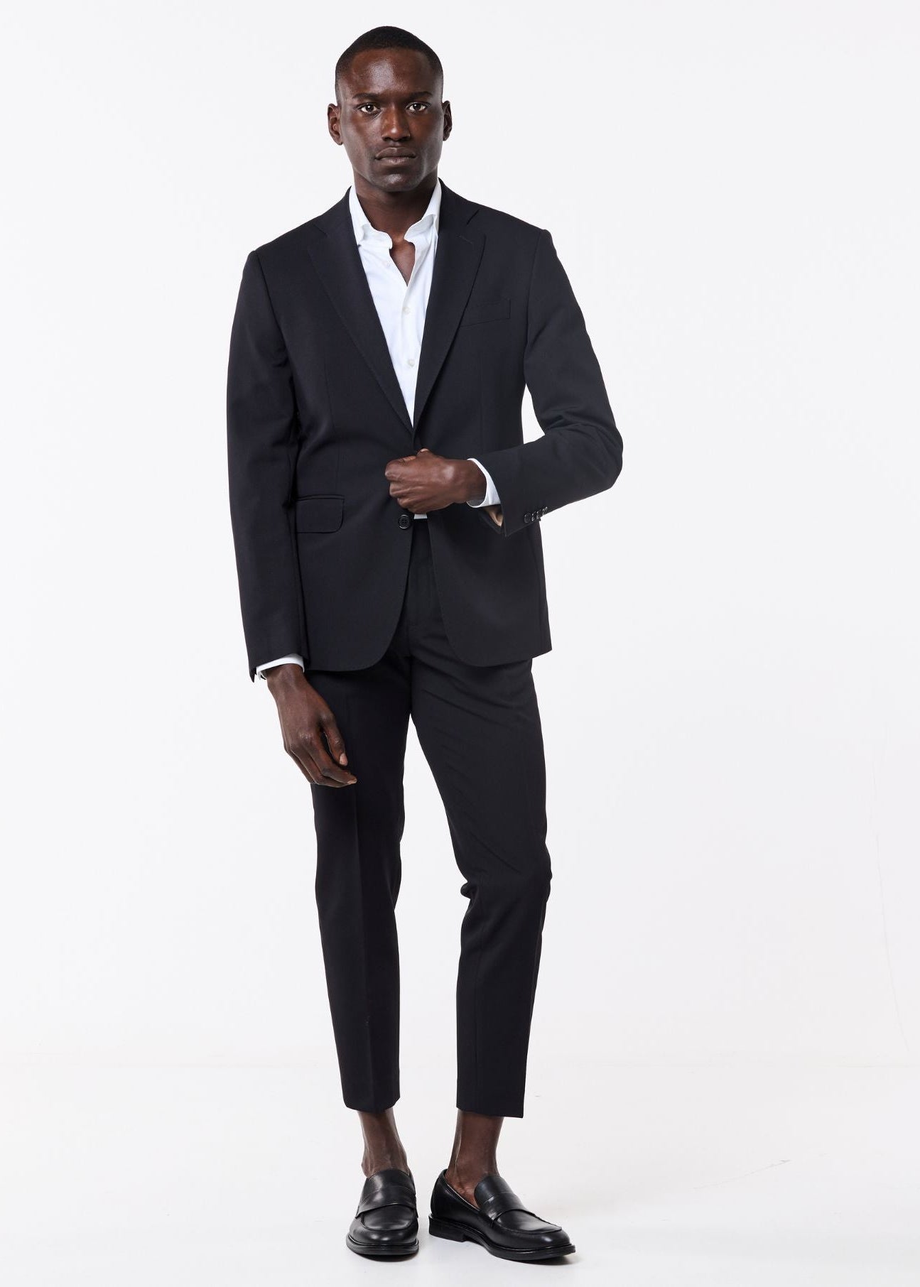 Fato Clássico Slim Fit Cavemen Preto SS26